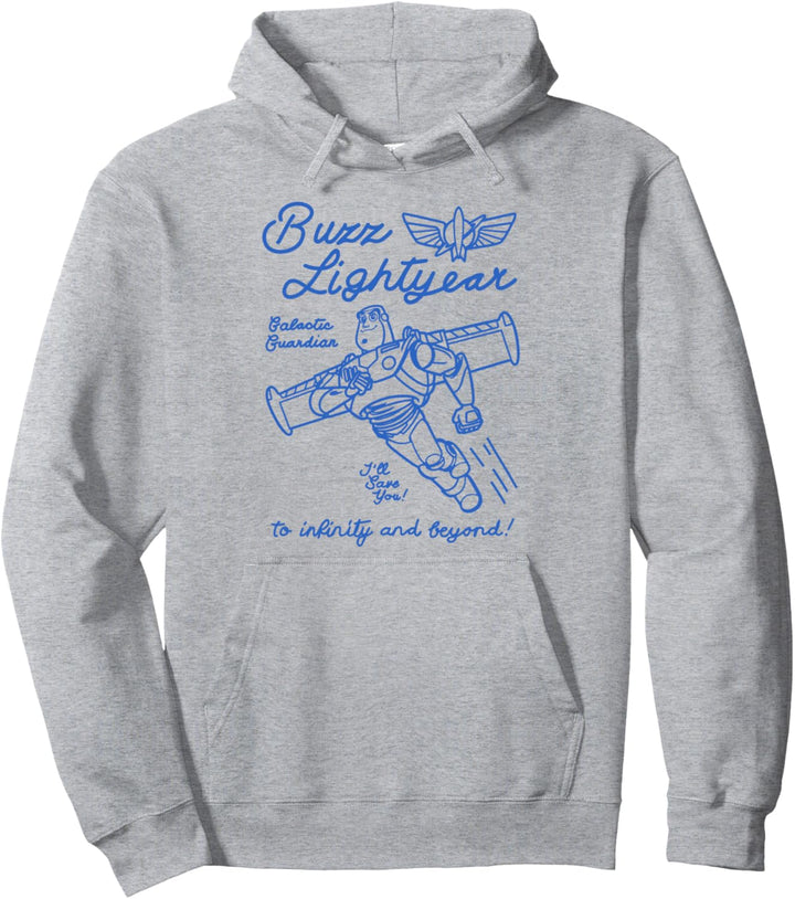 Disney Pixar Toy Story Buzz Lightyear Outline Poster Pullover Hoodie