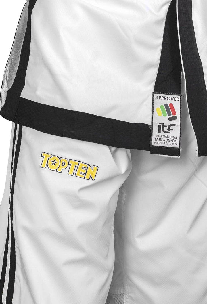 TOP TEN Taekwon-Do Grandmaster Dobok „Premium Gold“ (7. - 9. Dan) (ITF Approved) 160, 160