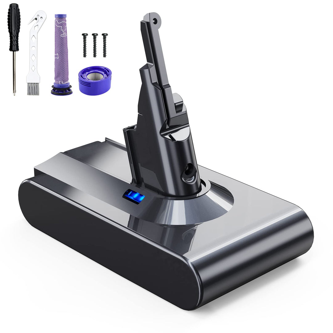 EVARY 8000mAh V8 Ersatzakku für Dyson V8 Akku Kompatibel Absolute Animal Motorhead Absolute Pro SV10