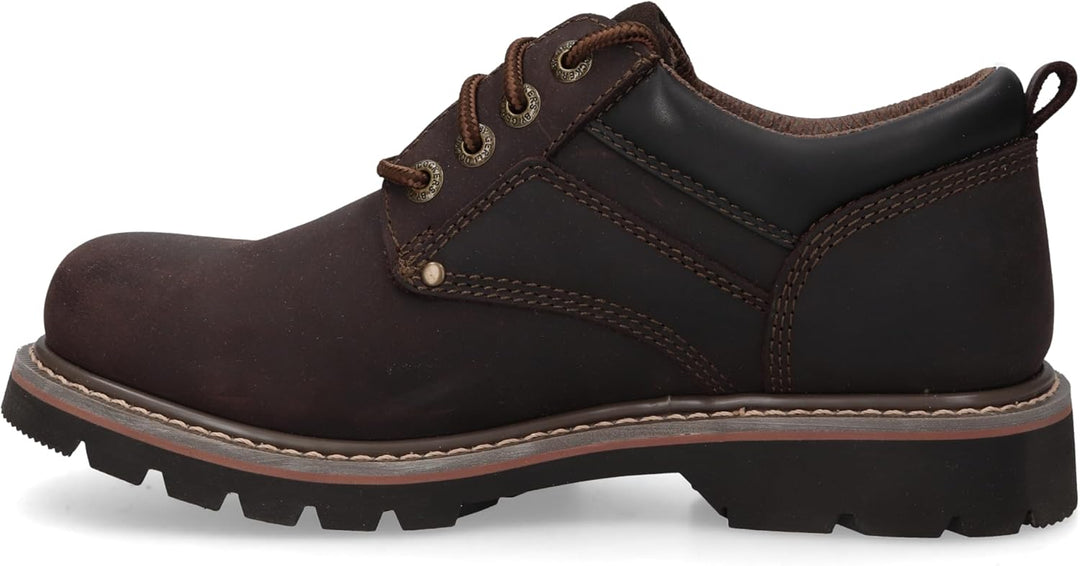 Dockers by Gerli Herren Low-Top Sneaker, Männer Schnürschuhe,wasserabweisend 40 EU Cafe 320, 40 EU C