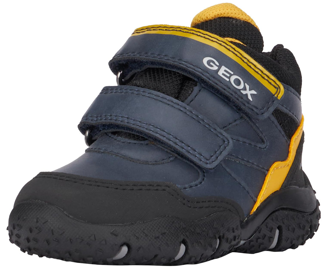 Geox Jungen B Baltic Boy B ABX A Sneaker 21 EU Navy Ochreyellow, 21 EU Navy Ochreyellow