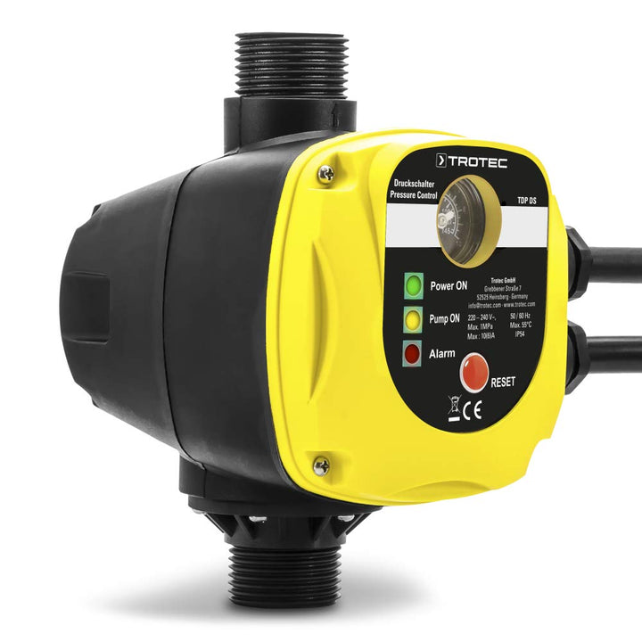 TROTEC Elektronischer Druckschalter TDP DS Pumpensteuerung Druckwächter für Hauswasserwerk Gartenpum