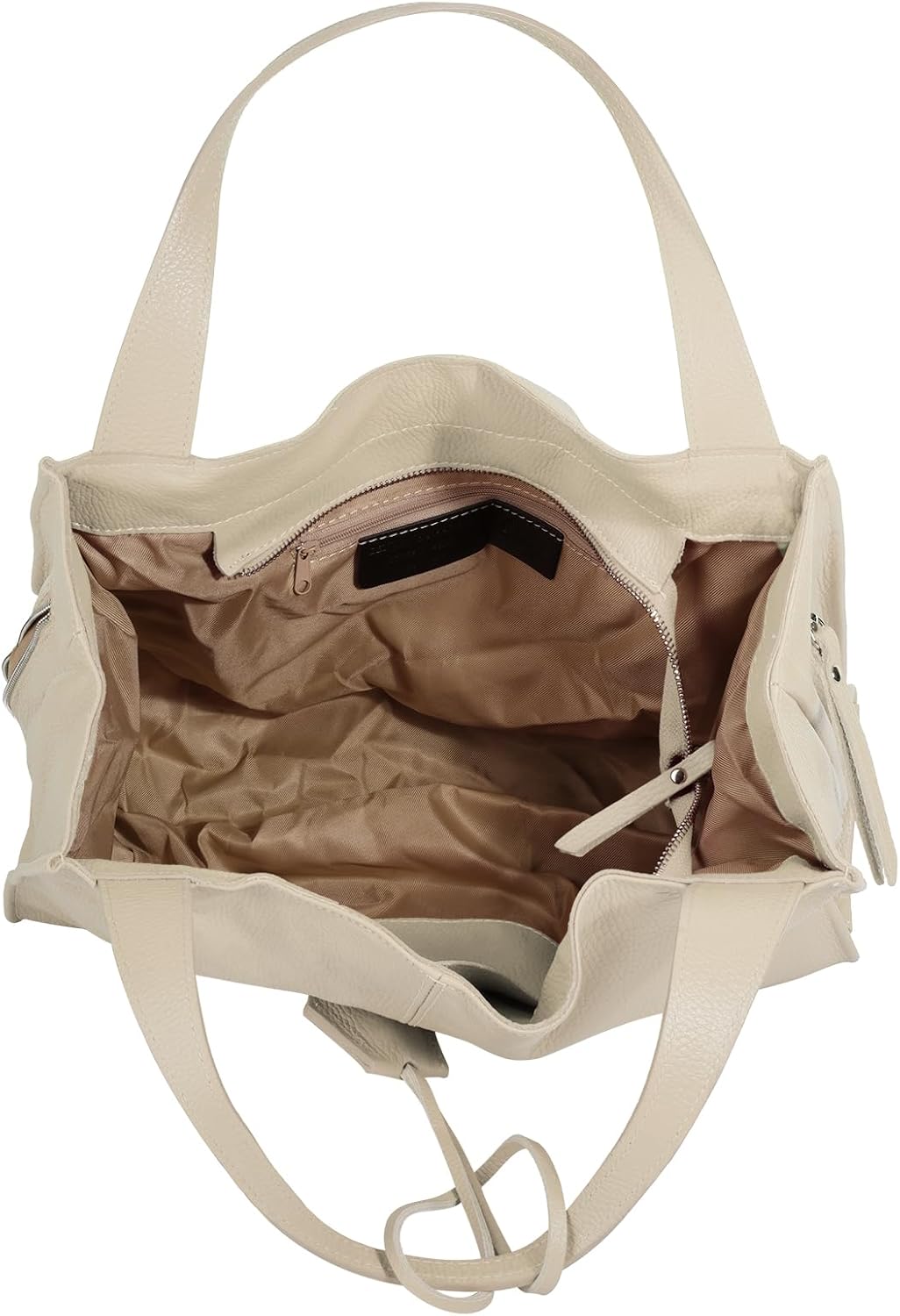 Shopper Echt Leder Damen Made in Italy, Smartphonefach, Ledertasche Damen, Handtasche Echtleder, Umh