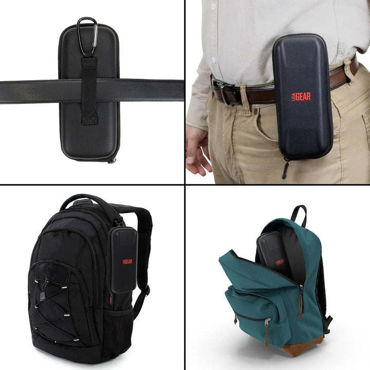 USA Gear Dartkoffer Halfter - 3-Dart-Tasche für Soft-Tip-Darts mit Aufbewahrung für Kunststoffspitze