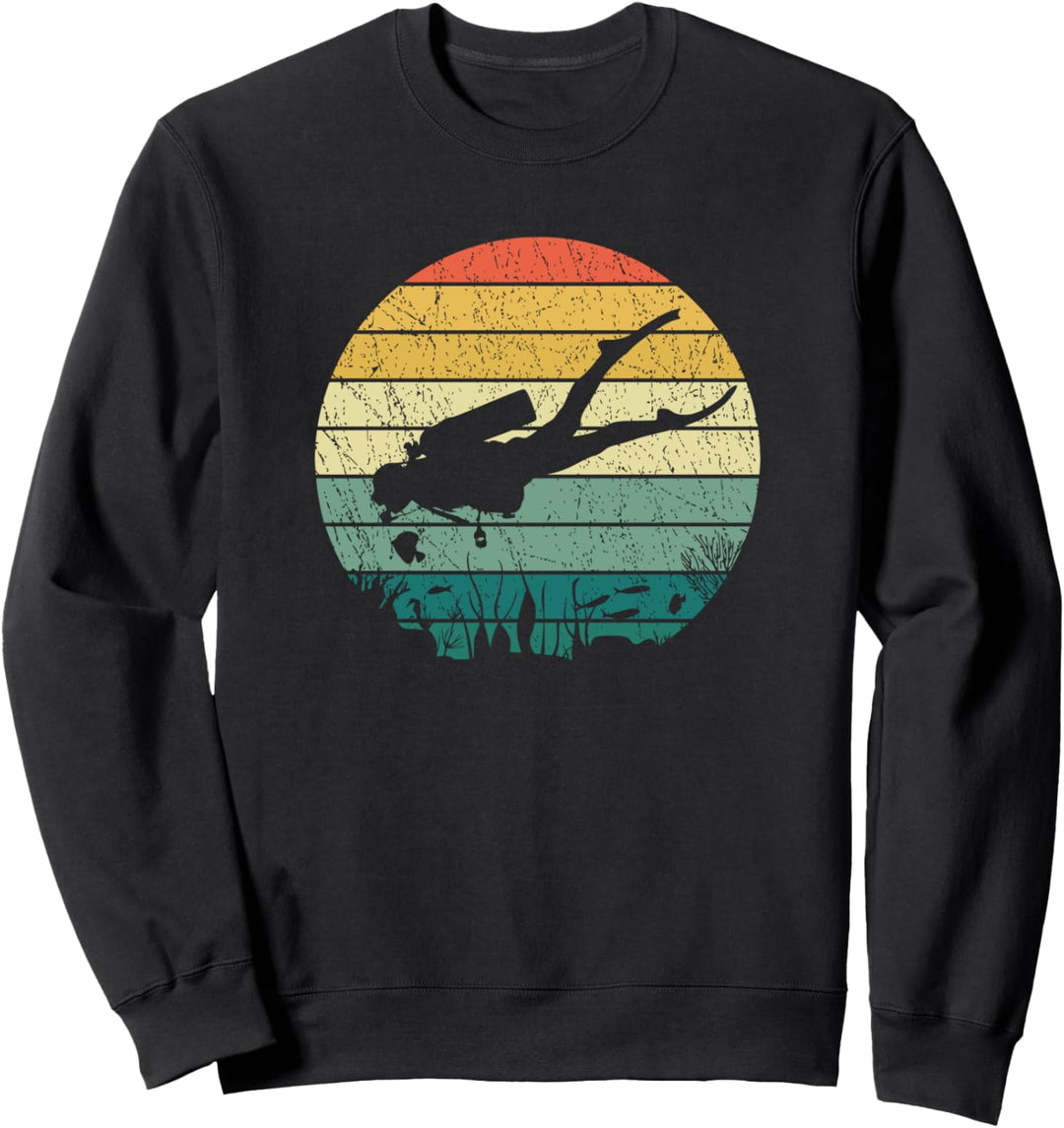 Vintage Taucher Ocean Diver Sweatshirt