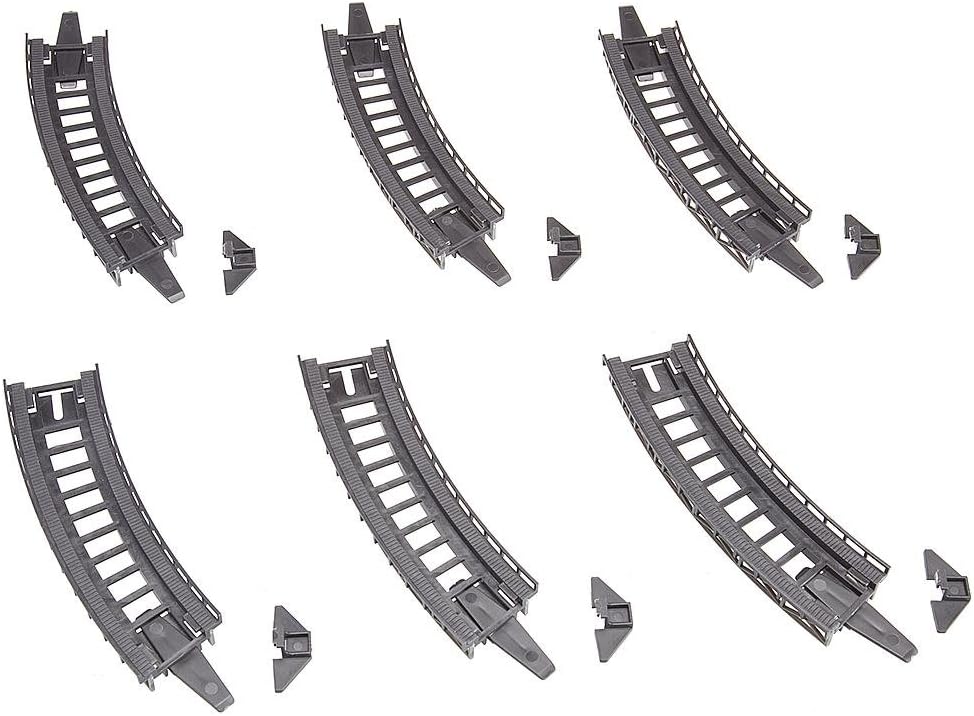 FALLER 222543 - 6 Auffahrtsteile, gebogen Radius 2