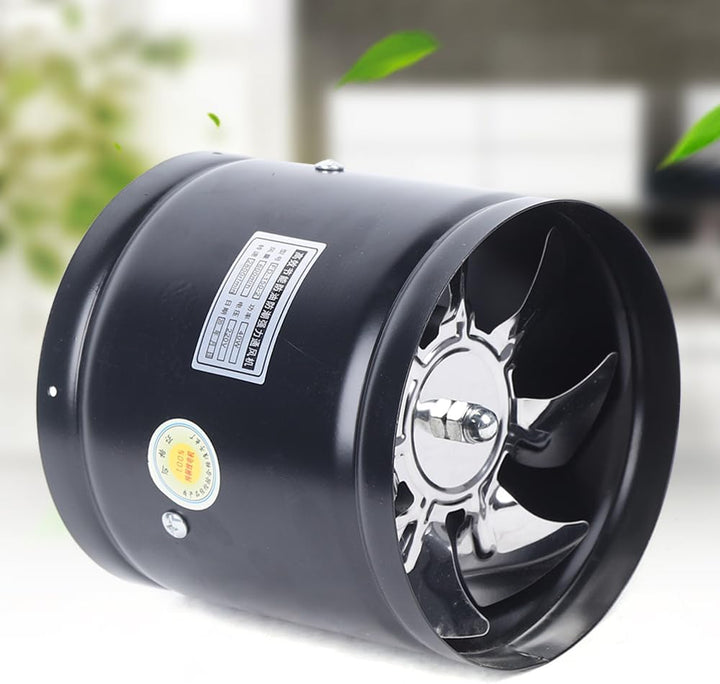 150mm 500m³/h Axial Rohrventilator Metall Gebläse Kanal Lüfter Abluft Zuluft, in Küchen, Wohnzimmern