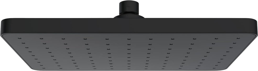 WENKO Automatic Clean Regenduschkopf, Anti-Kalk Funktion, eckiger Brausekopf mit automatischem Reini