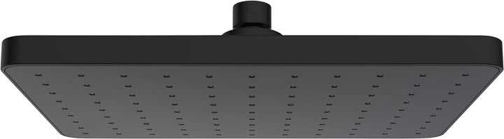 WENKO Automatic Clean Regenduschkopf, Anti-Kalk Funktion, eckiger Brausekopf mit automatischem Reini