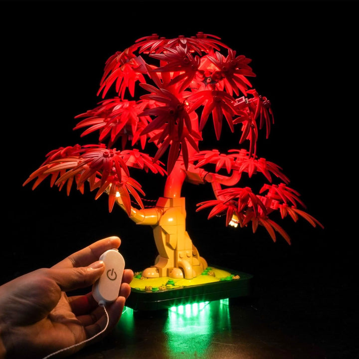 Led Licht Set Kompatibel mit Lego Japanese Red Maple Bonsai Tree 10348 (Kein Modell), Dekorationsbel