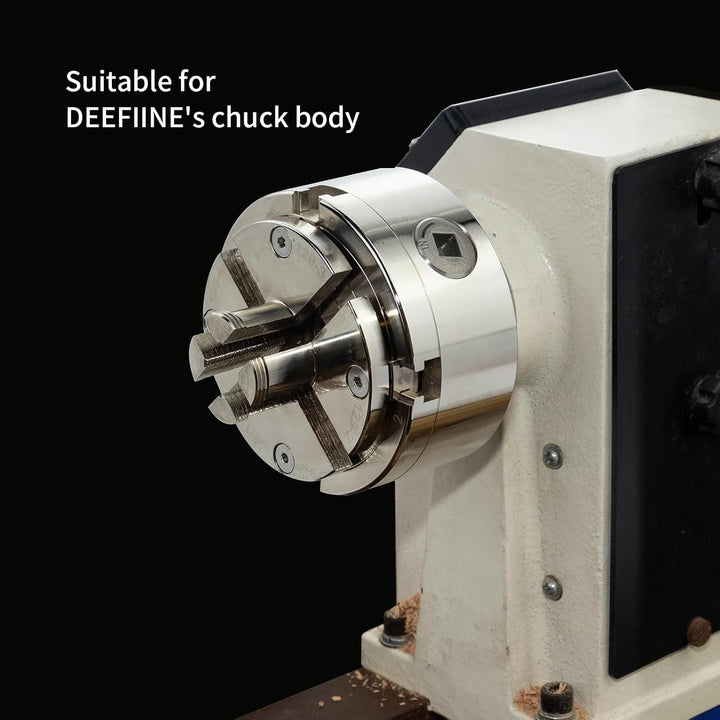 DEEFIINE Holz Drehmaschine Chuck Zubehör - Pin Jaw k12PIN, k12PIN