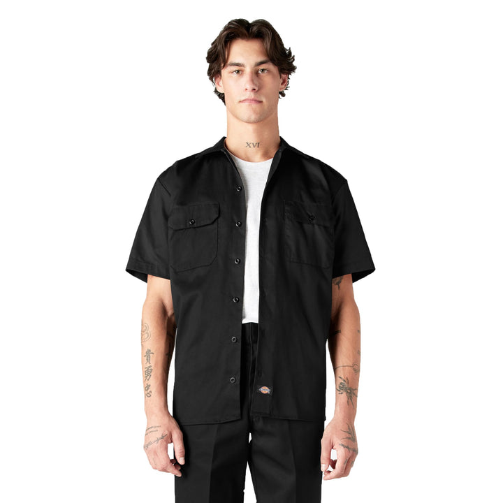 Cherokee Herren Button-Down-Shirt M Schwarz, M Schwarz