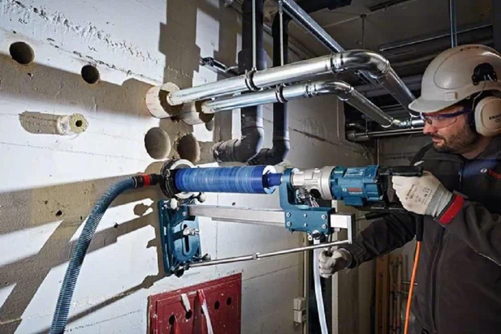 Bosch Professional Bohrständer GCR 180 (180 mm Bohr-Ø, 514 mm Bohrhub, 9,5 kg, passend für GDB 180 W