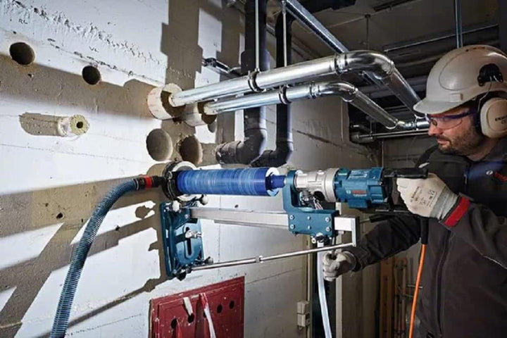 Bosch Professional Bohrständer GCR 180 (180 mm Bohr-Ø, 514 mm Bohrhub, 9,5 kg, passend für GDB 180 W