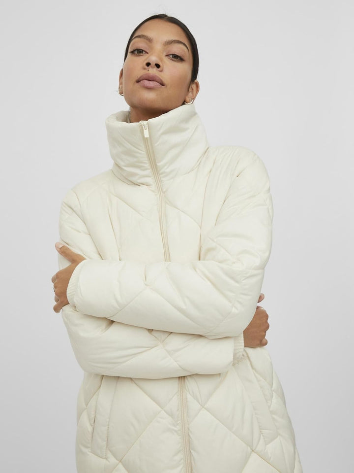 Vila Damen Viadaya New Quilt Jacket/Su-Noos Steppjacke 40 Birch, 40 Birch