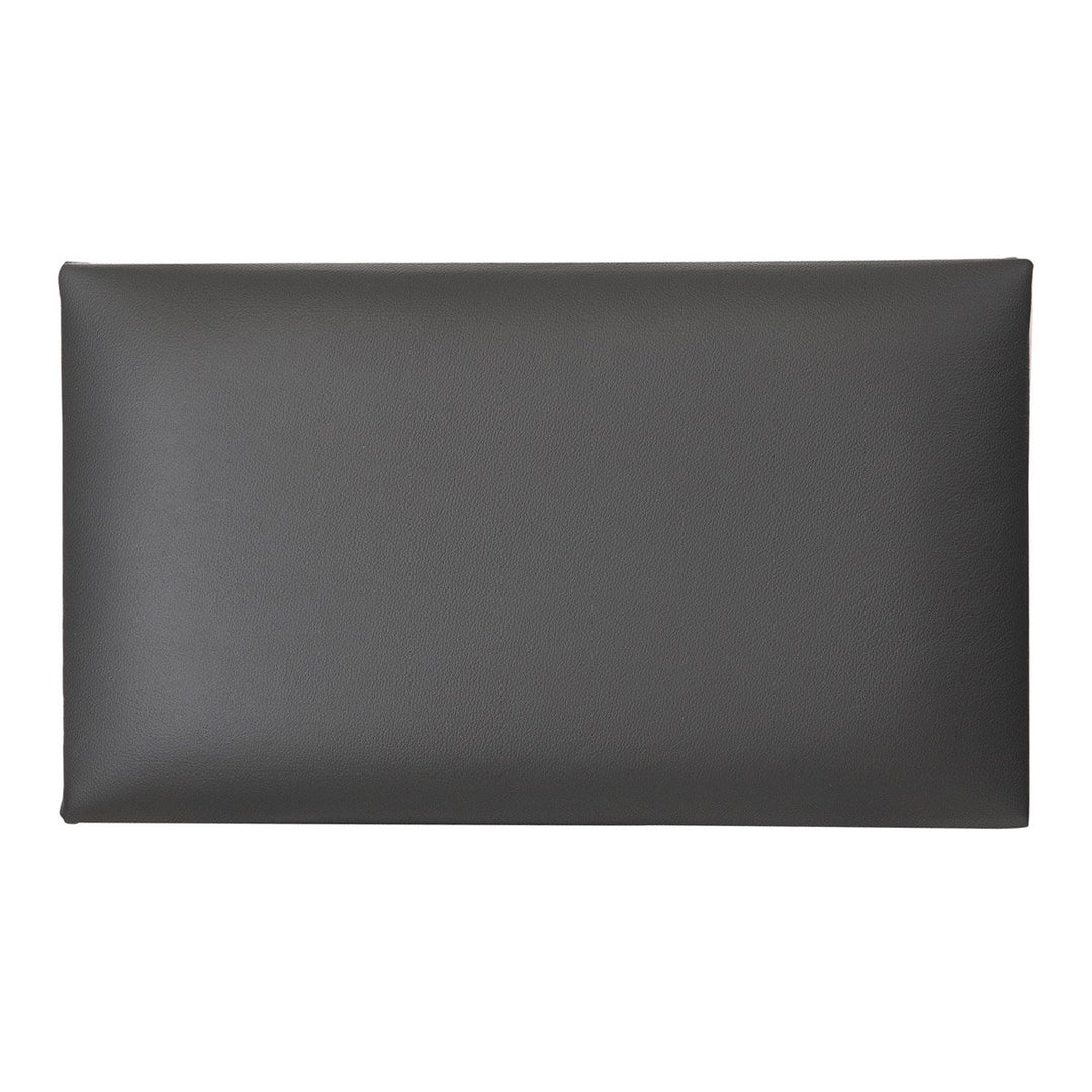 K&M 13840 Sitzpolster Schwarz - Leder-Polstersitz mit breiter Sitzfläche für K&M Keyboard- und Klavi