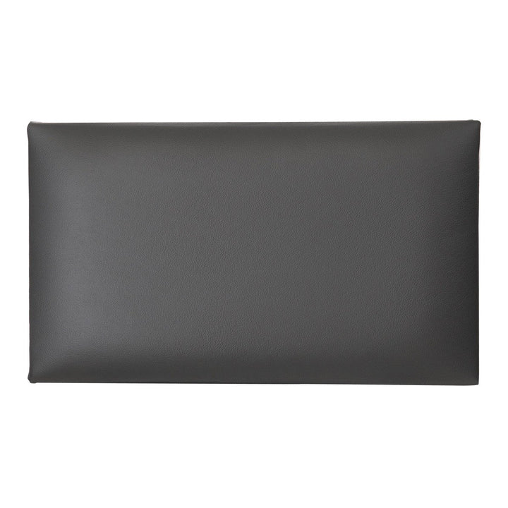 K&M 13840 Sitzpolster Schwarz - Leder-Polstersitz mit breiter Sitzfläche für K&M Keyboard- und Klavi