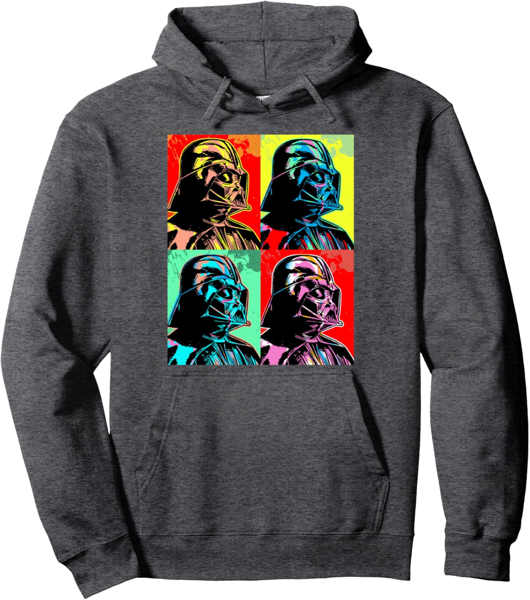 Star Wars Darth Vader Colorful Portrait Panel Box Pullover Hoodie