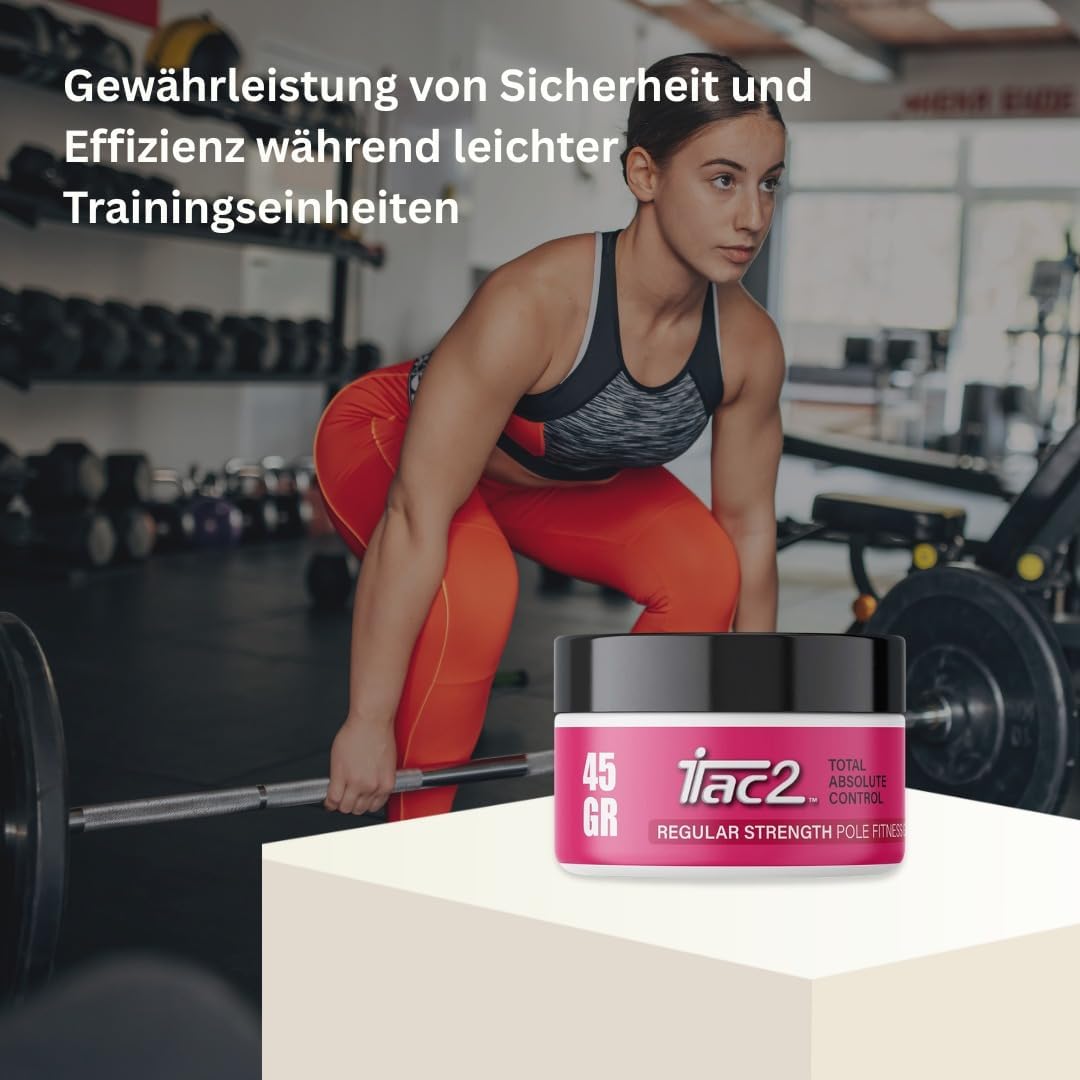ITAC2®, Grip Pole Dance Handcreme, extra starker Halt und Rutschfestigkeit. Auch für Fitness, Klette