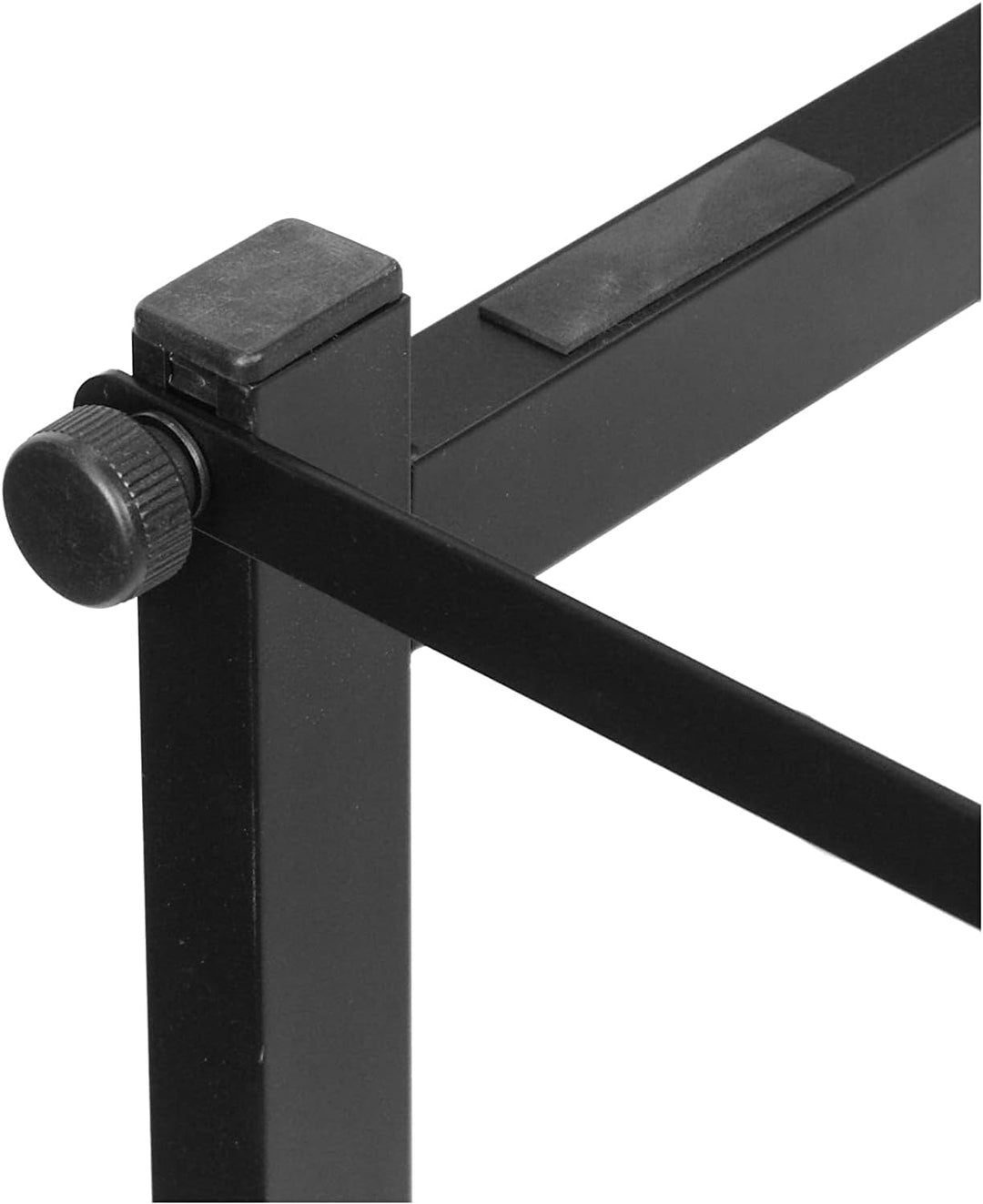 K&M 18880 Keyboard Ausbautisch Schwarz aus Aluminium - Höhe 63 bis 96 cm sehr variabel - Klappbar fü