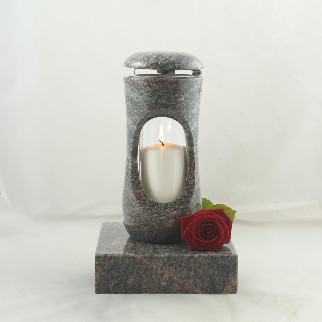 designgrab Design small Grablampe mit Sockel aus Granit Himalaya