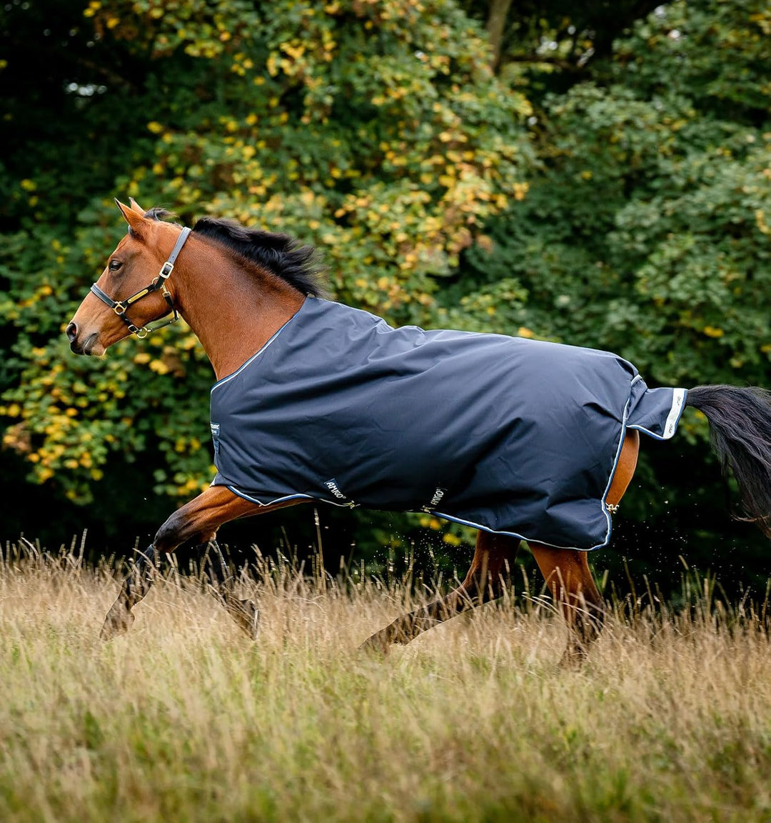 Horseware Amigo Bravo 12 Turnout Medium 250g - Navy/Blue/Strong Blue & Black 160 cm / 7´0, 160 cm /