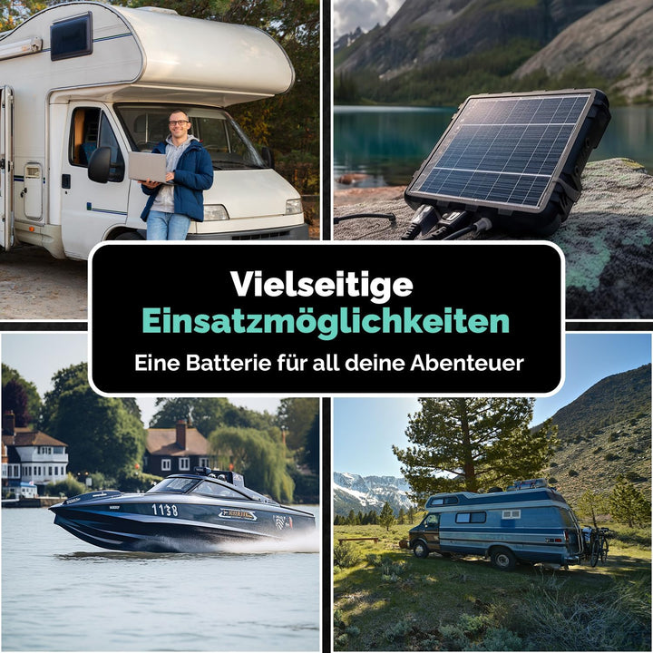 Gel Batterie 12v 80Ah Electronicx Caravan Extreme Edition Solarbatterie 12v Akku 12v Solar Batterien