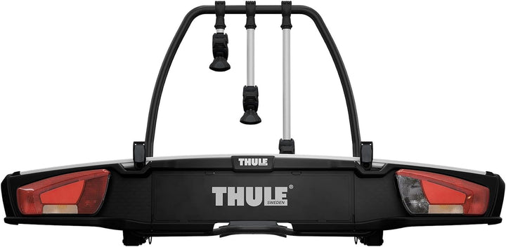 Thule VeloSpace XT 3-Bike Anhängerkupplungs-Fahrradträger schwarz/Aluminium 13 Pin, für E-Bike, Moun
