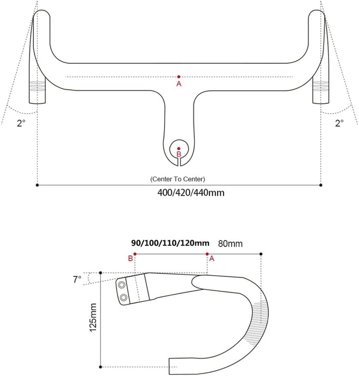 RXL SL Kohlefaser Rennrad Lenker 1-1/4" lenker rennrad carbon UD matte internes routing rennrad lenk