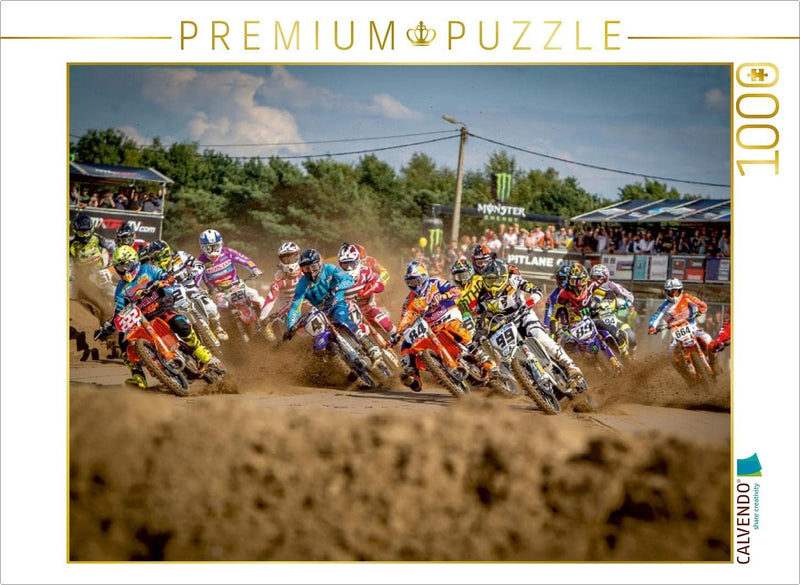 CALVENDO Puzzle MXGP Start Lommel 1000 Teile Lege-Grösse 64 x 48 cm Foto-Puzzle Bild von Ralph Marza