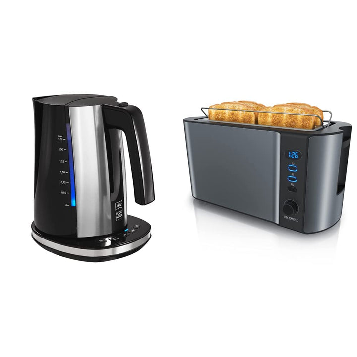 Wasserkocher - MELITTA - Look Aqua DeLuxe 1026-14 mit Temperatureinstellung sowie Warmhaltefunktion,
