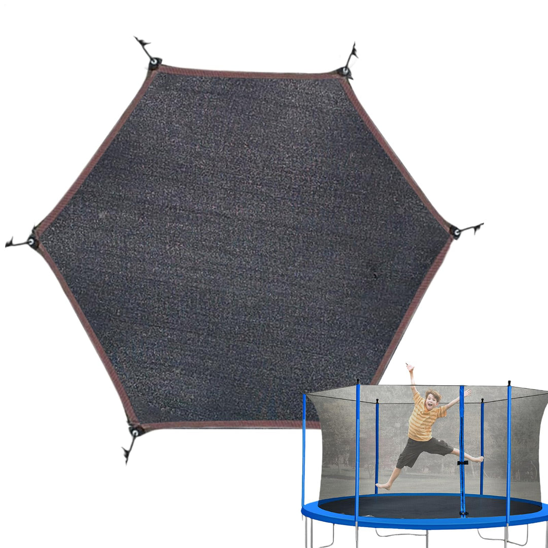 Trampolin Sonnenschutz Abdeckung, Ø 143 243 305 366 427 cm Trampolin Sonnenschutznetz, Trampoliin Üb