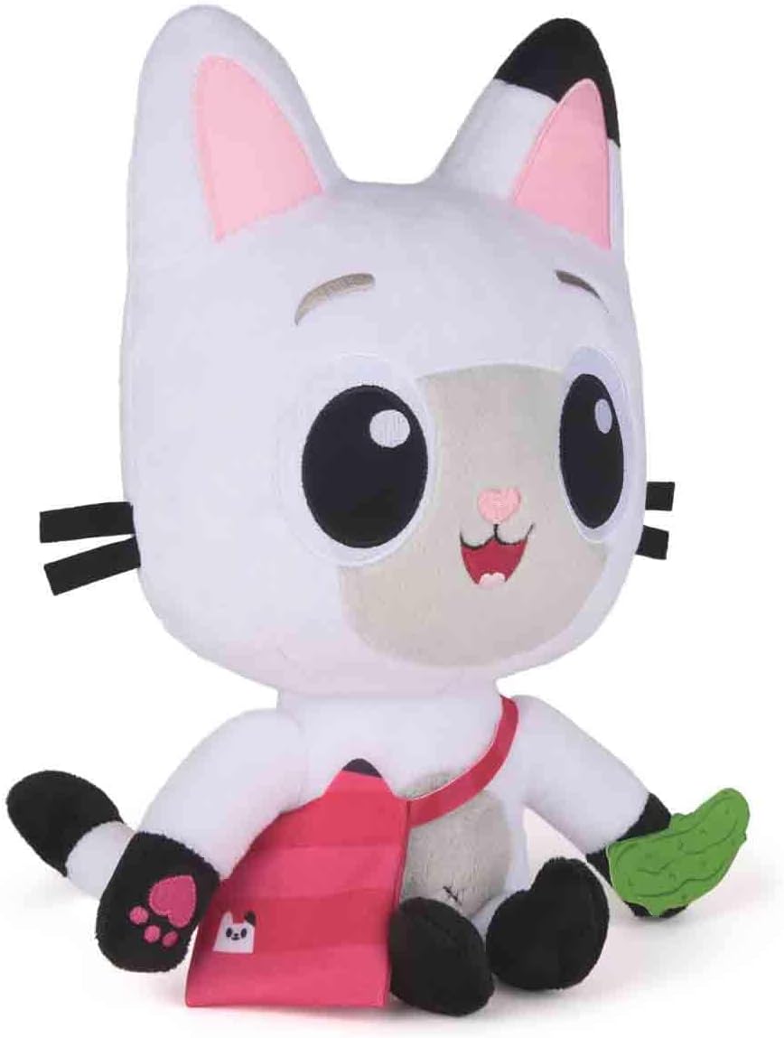 DREAMWORKS GABBY'S DOLLHOUSE: DER FILM - Interaktiver Plüsch Panda Pfötchen, 33cm mit Tasche & Zubeh