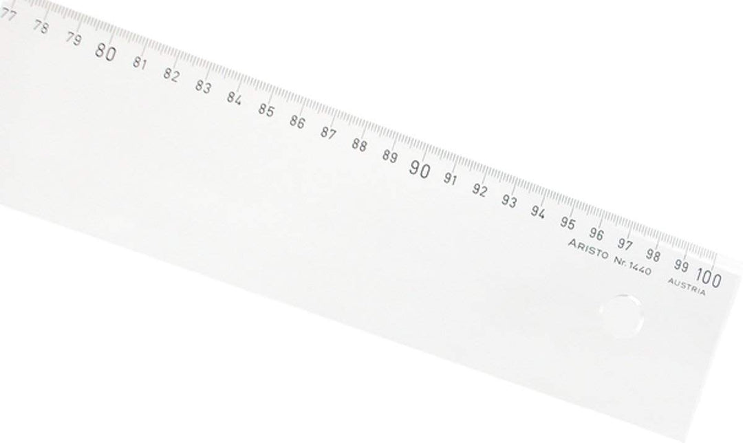 Aristo AR1440 Lineal (Plexiglas, 100cm) glasklar, 100cm
