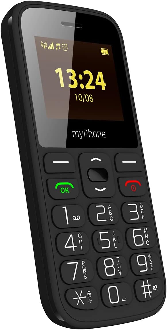 MP myPhone Halo A+ Mobiltelefon Senioren-Handy mit Ladestation ohne Vertrag das Telefon für Oma und