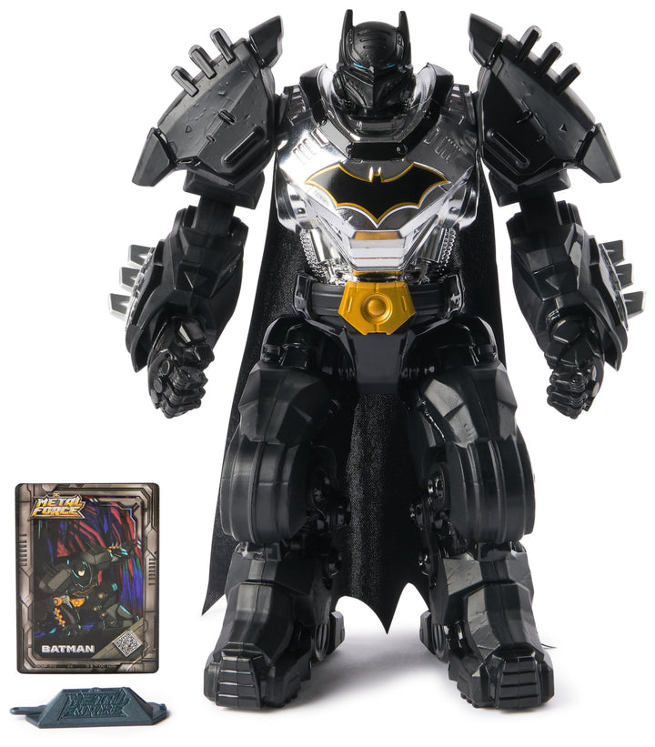DC Metal Force Batman Action-Figur, 30cm gross, mit 8 Bewegungspunkten für actionreiche Abenteuer. F