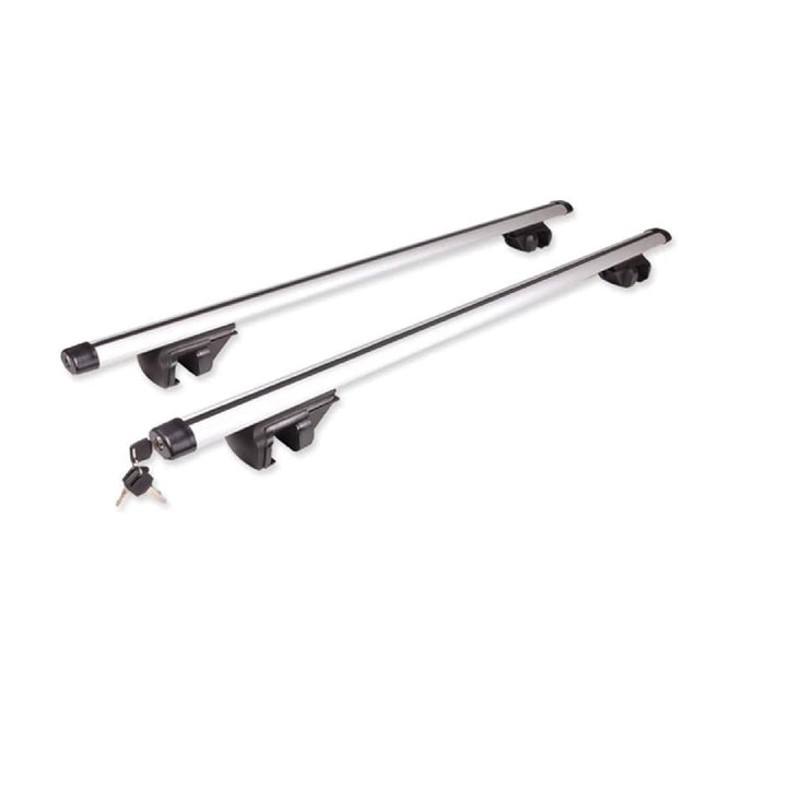 AllRight L123cm Skiträger Dachgepäckträger Gepäckträger Dachträger Universal Aluminium Roof Rack Rai