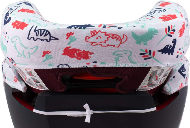 JYOKO KIDS Bezug für Autositz Kompatibel mit Cybex Solution Fix (Dino Party), Dino Party