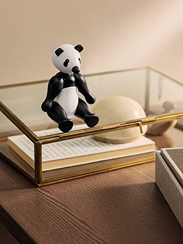 Kay Bojesen Panda klein Figuren 15 cm Holzfiguren Weihnachtsdekoration, schwarz 15cm, 15cm