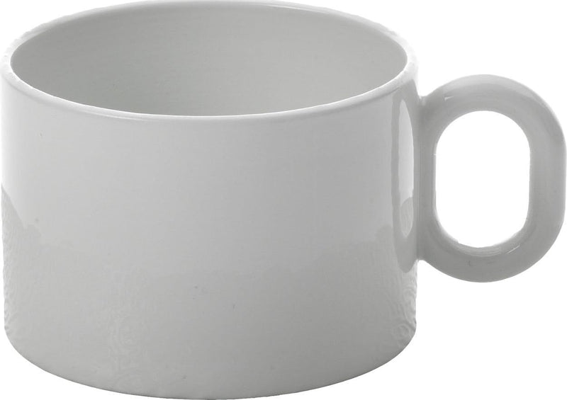 Alessi Dressed Tee-Obertasse 4 Stück Porzellan Weiss Klassiker, Klassiker