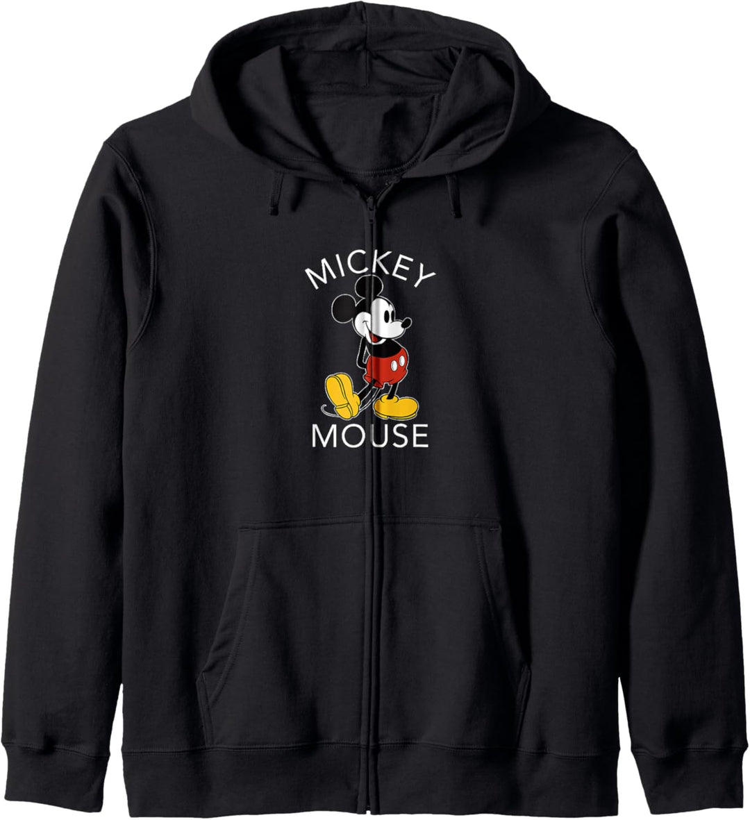 Disney Mickey Mouse Arms Back Leg Out With Text Kapuzenjacke