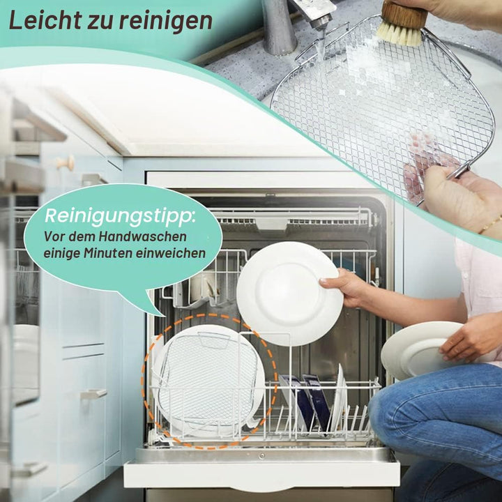 YQL Heissluftfritteuse Zubehör für Cosori Heissluftfritteuse 5,5L XXL/6,4L, Ninja Heissluftfritteuse