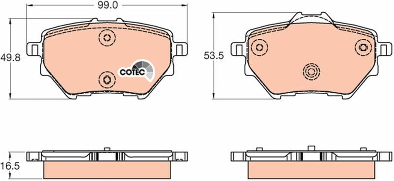 Lucas Engines GDB2036 Belagsatz Cirtroen