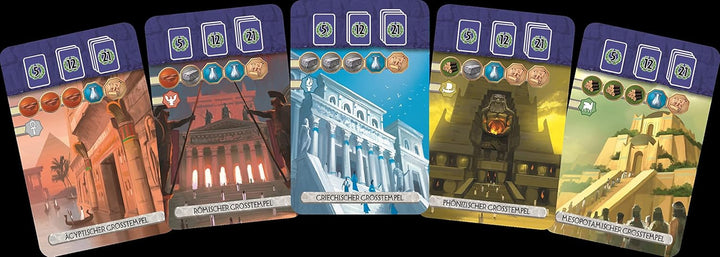 Asmodee | Repos Production | 7 Wonders Duel – Pantheon | Erweiterung | Kennerspiel | Strategiespiel