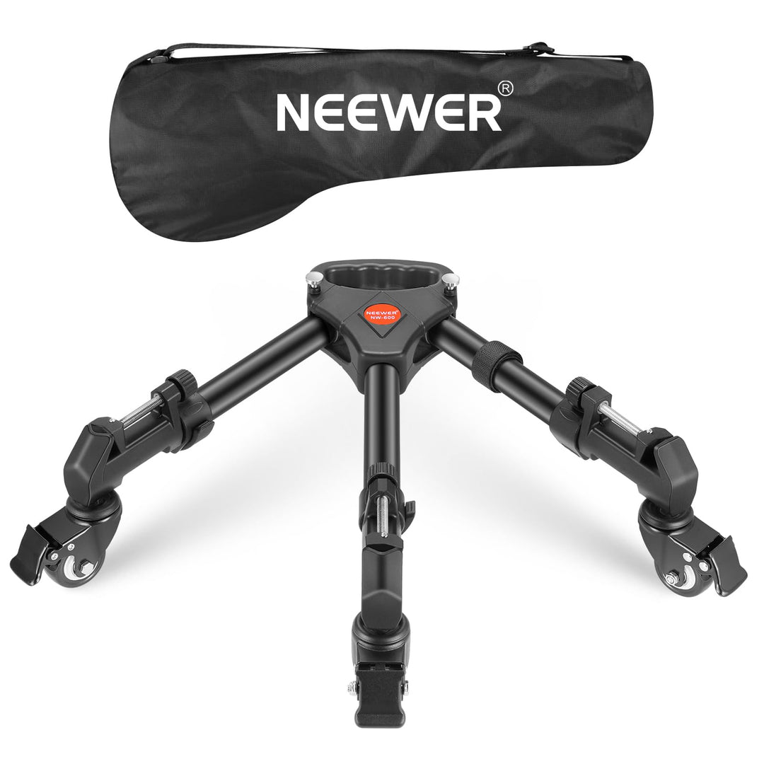 Neewer Fotografie Professionell Schwerlast-Stativ Dolly mit Gummi-Räder und verstellbaren Beinbefest