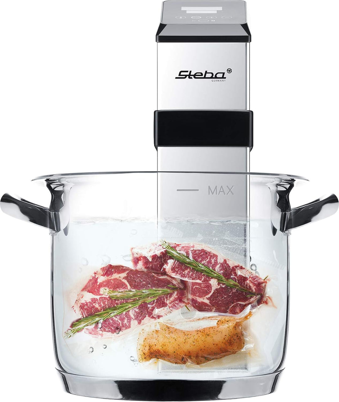 Sous-Vide Garer SV 120 Professional, Hochleistungs-Sous-Vide Garer, Wasserdicht nach IPX 7, Erwärmt