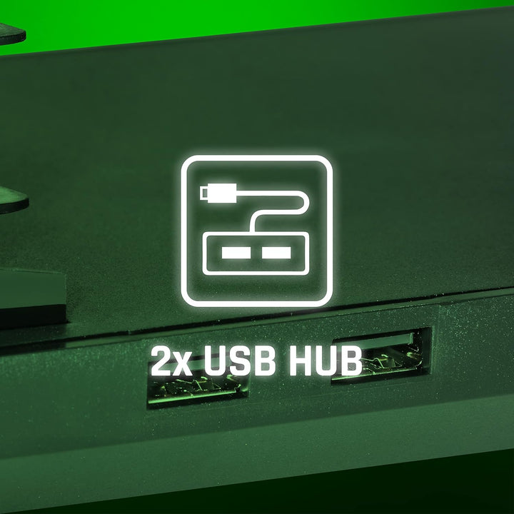 snakebyte Xbox One CHARGE:TOWER PRO - Games Tower mit Ladestationen für 2 Xbox One 4 Controller, 2 U