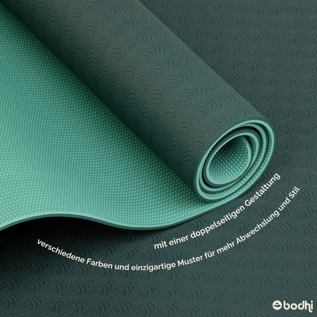Bodhi Yogamatte Lotus Pro | Rutschfeste Übungsmatte | Sportmatte für Gymnastik, Pilates &amp; Fitness |