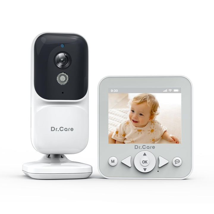 Dr.Care NeoView Video-Babyphone – 2,8" Display, 2-Wege-Audio, Video-Schleifenaufnahme, Nachtsicht, V