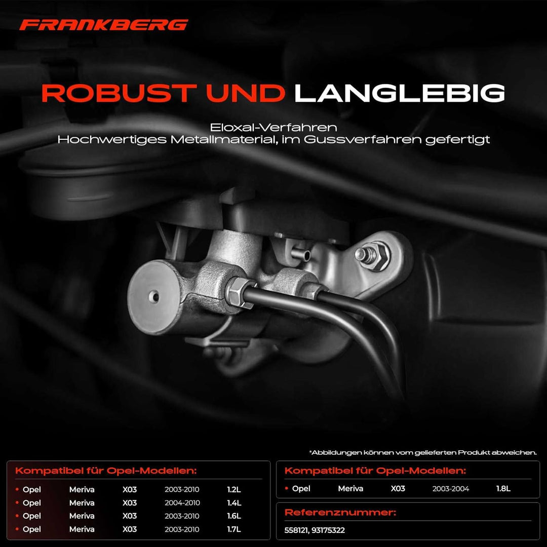 Frankberg Hauptbremszylinder Bremszylinder Kompatibel mit Meriva 1.3L-1.8L Benzin Diesel 2003-2010 R